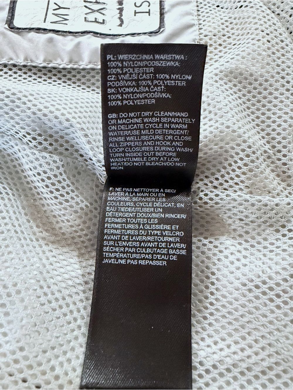 The North Face Girls L 14/16 Gray DryVent Hooded Rain Jacket Mint Zip Gorpcore - Picture 9 of 12
